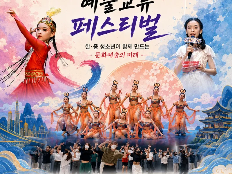 2026 한중문화예술교류 페스티벌 포스터·초대장